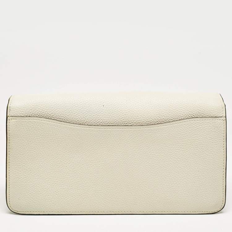Pre Owned Coach Off White Leather Tabby 26 Shoulder Bag