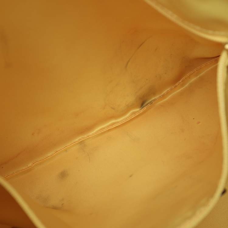Pre Owned Coach White Leather Julianne Tote