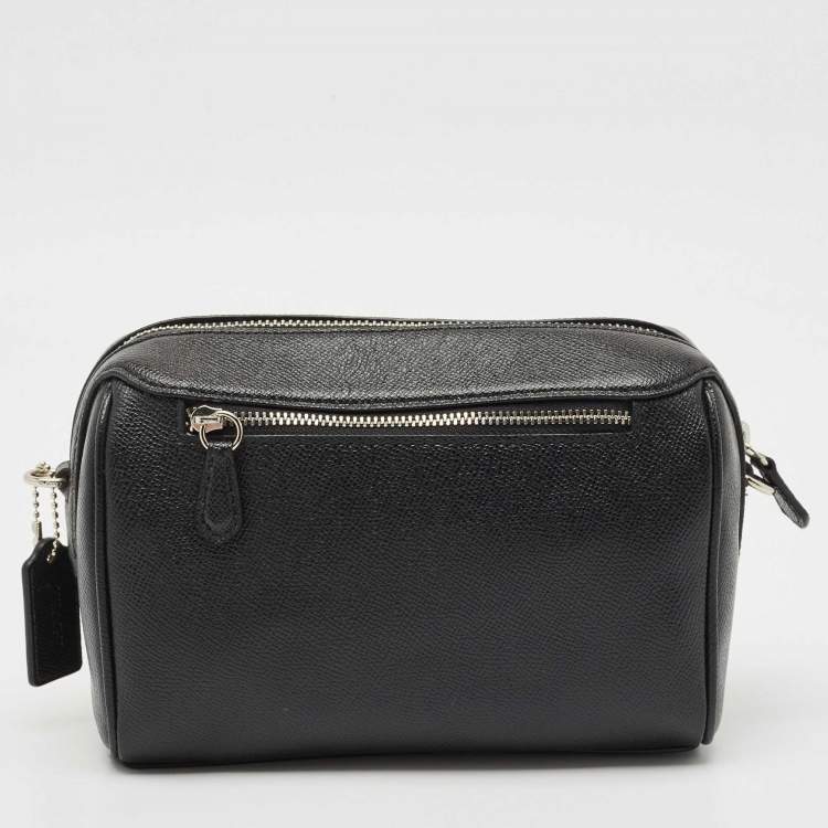 Pre Owned Coach Black Leather Bennett Crossbody Bag