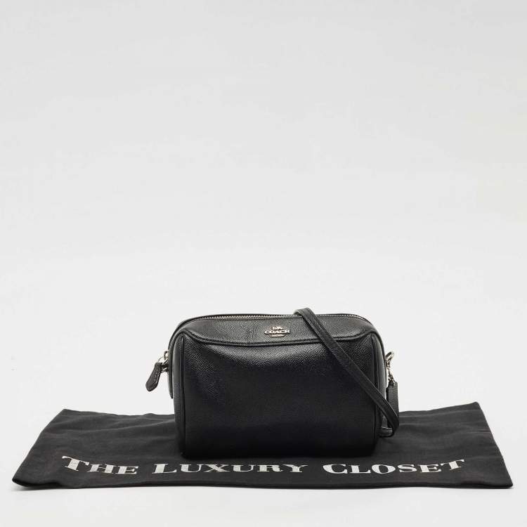Pre Owned Coach Black Leather Bennett Crossbody Bag