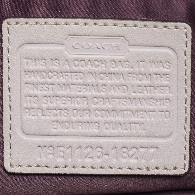 Pre Owned Coach Pink Leather Kristin Satchel