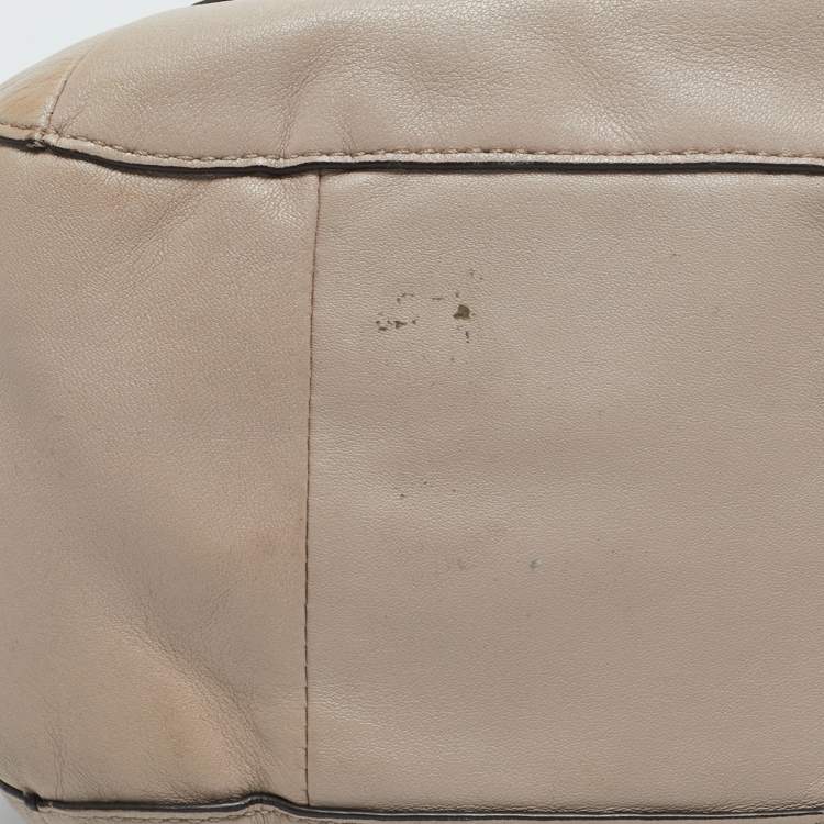 Pre Owned Coach Pink Leather Kristin Satchel