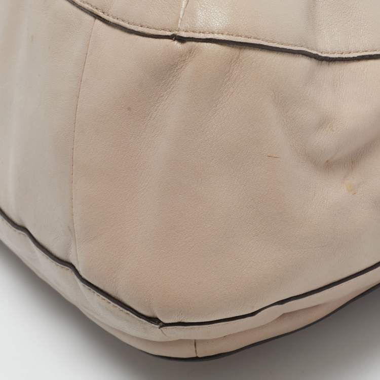 Pre Owned Coach Pink Leather Kristin Satchel