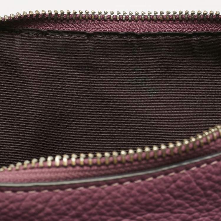 Pre Owned Coach Pink/Burgundy Leather Mara Hobo