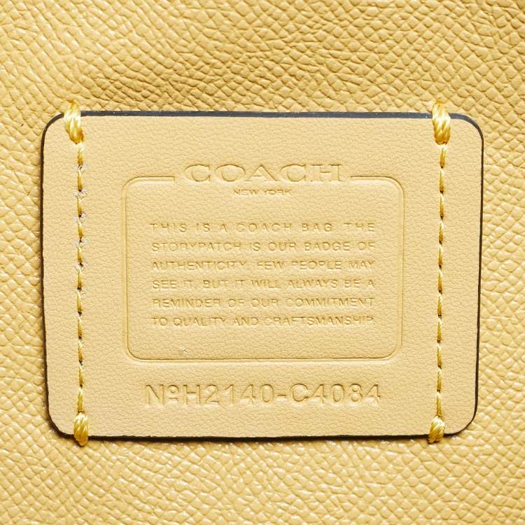 Pre Owned Coach Dark Green Leather Mollie 25 Tote