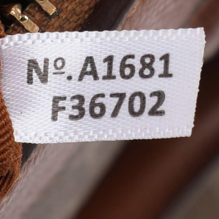 Pre Owned Coach Beige/Brown Signature Coated Canvas and Leather Mini Bennett Satchel