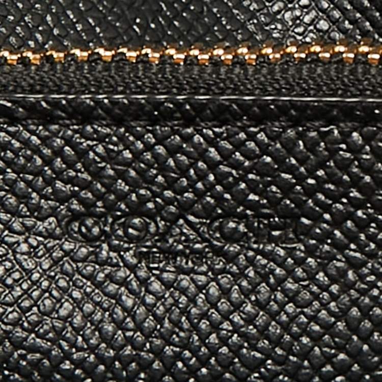 Pre Owned Coach Black Leather Chain Crossbody Bag