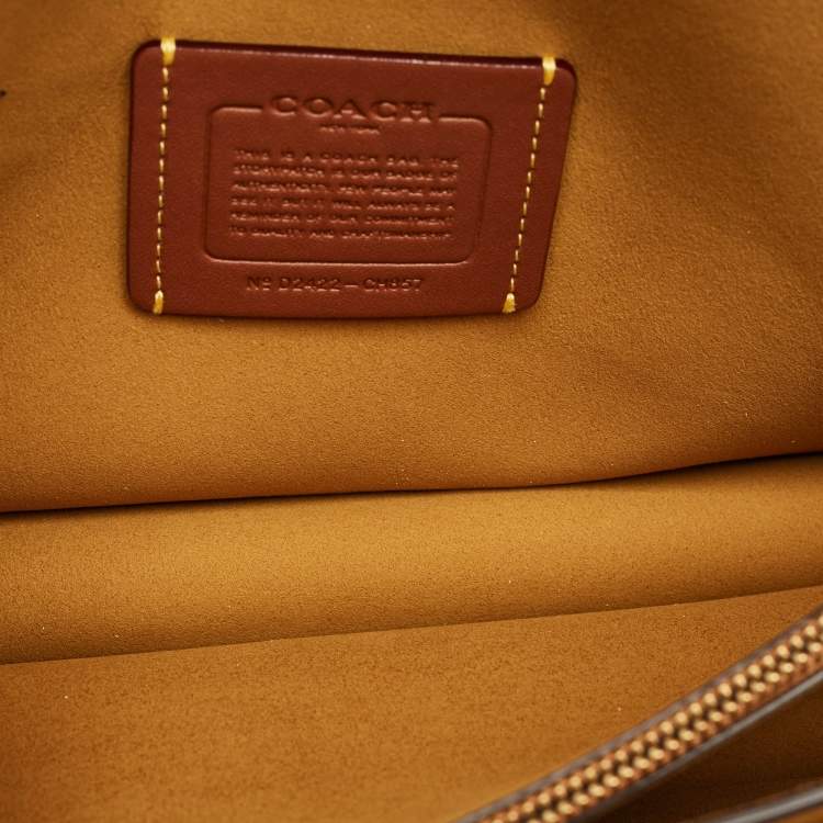 Pre Owned Coach White Pebbled Leather Tabby 26 Shoulder Bag