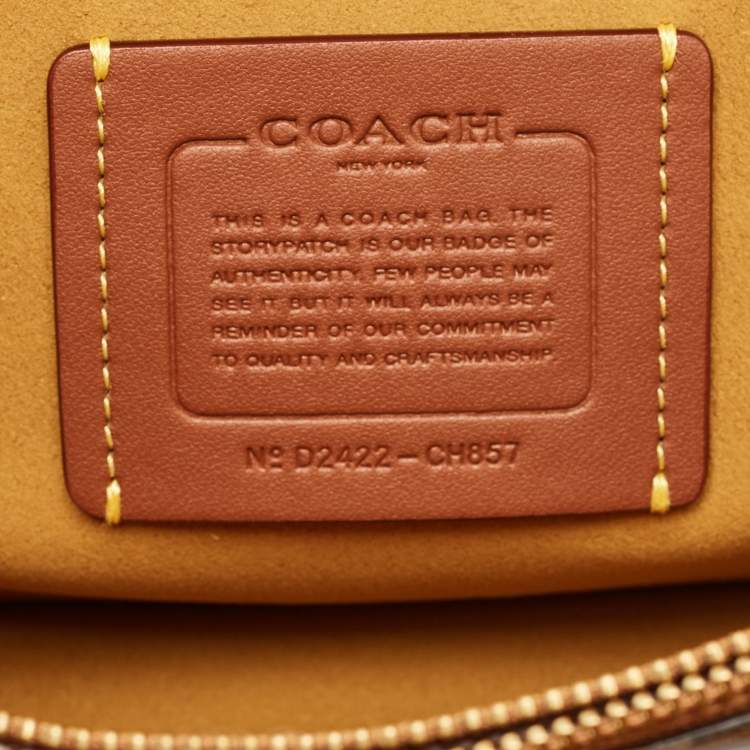 Pre Owned Coach White Pebbled Leather Tabby 26 Shoulder Bag