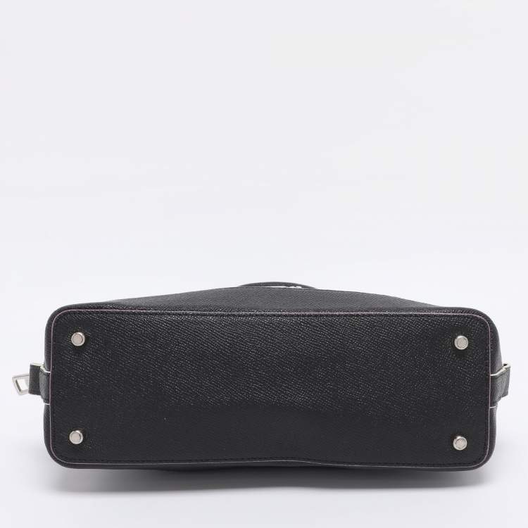 Pre Owned Coach Black Leather Mini Sierra Satchel