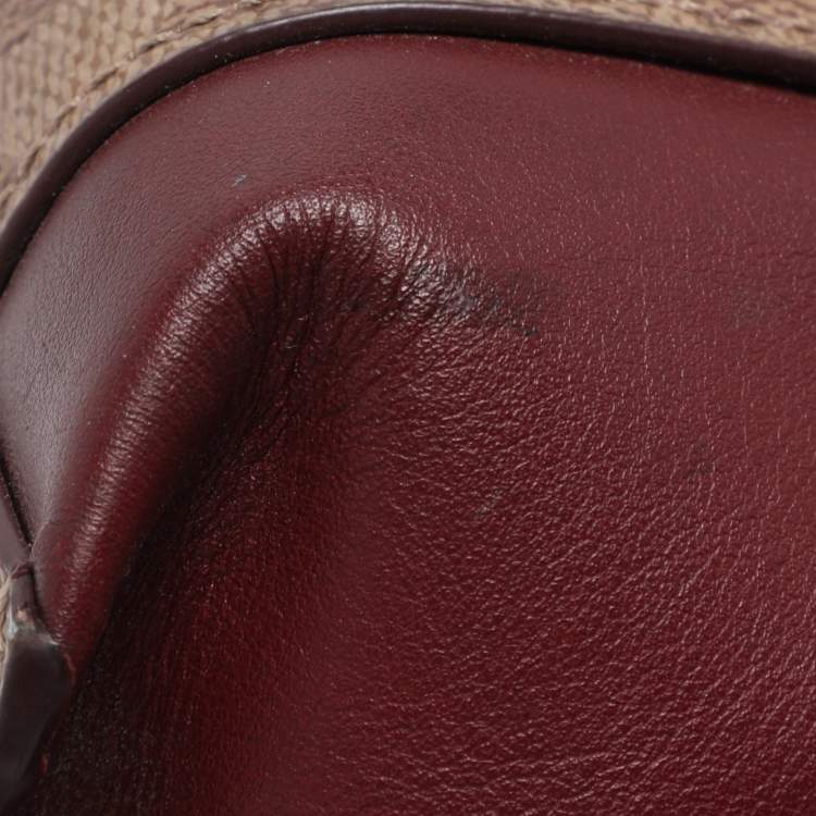 Pre Owned Coach Multicolor Coated Canvas and Leather Colorblock Dalton Shoulder Bag 