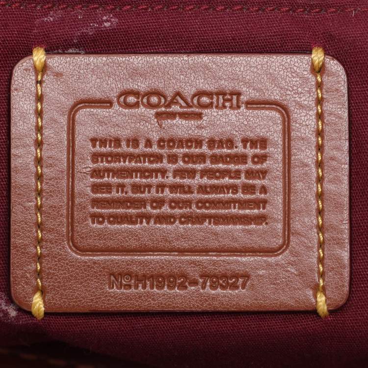Pre Owned Coach Multicolor Coated Canvas and Leather Colorblock Dalton Shoulder Bag 