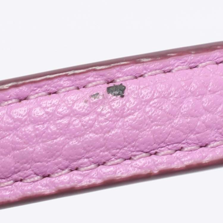 Pre Owned Coach Pink Leather Edie Shoulder Bag