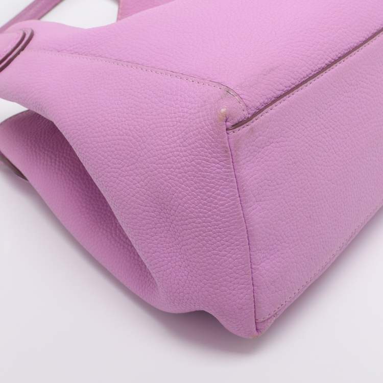 Pre Owned Coach Pink Leather Edie Shoulder Bag
