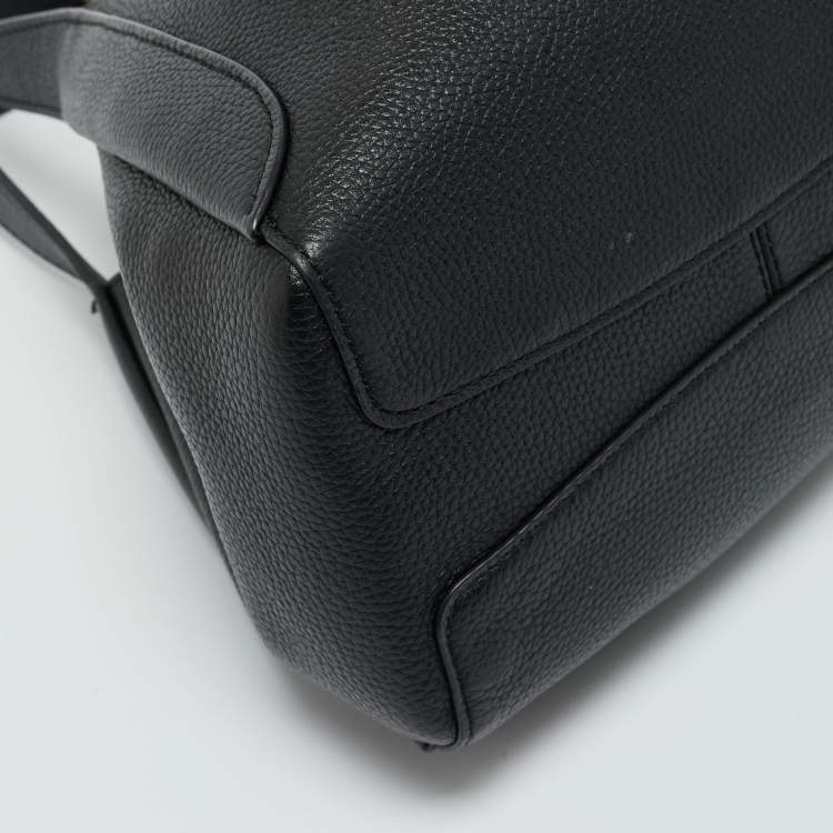 Pre Owned Coach Black Leather Hadley 21 Hobo