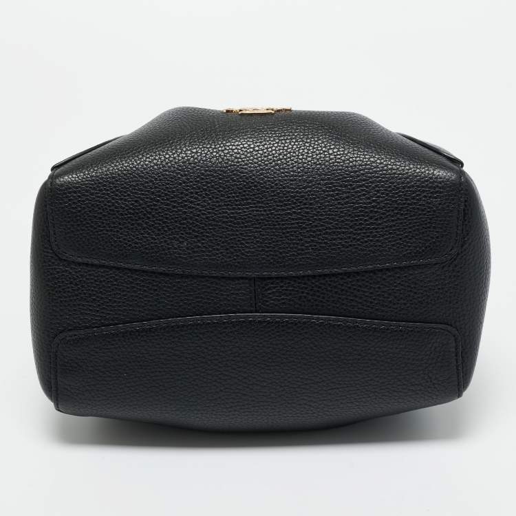 Pre Owned Coach Black Leather Hadley 21 Hobo