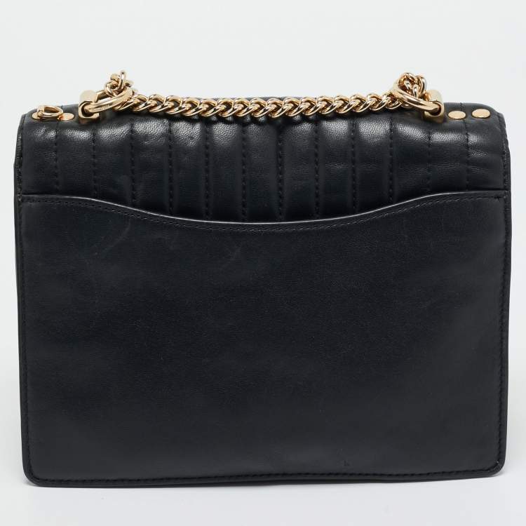 Pre Owned Coach Black Quilted Leather Klare Crossbody Bag
