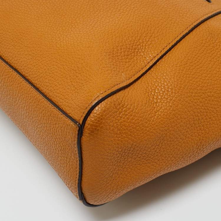 Pre Owned Coach Tan Leather Prairie Satchel