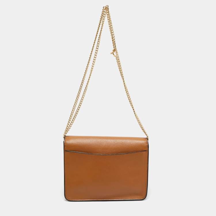 Pre Owned Coach Brown Leather Bowery Crossbody Bag