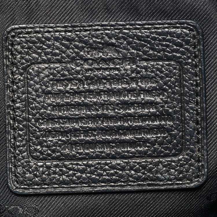 Pre Owned Coach Black Leather Edie 31 Shoulder Bag