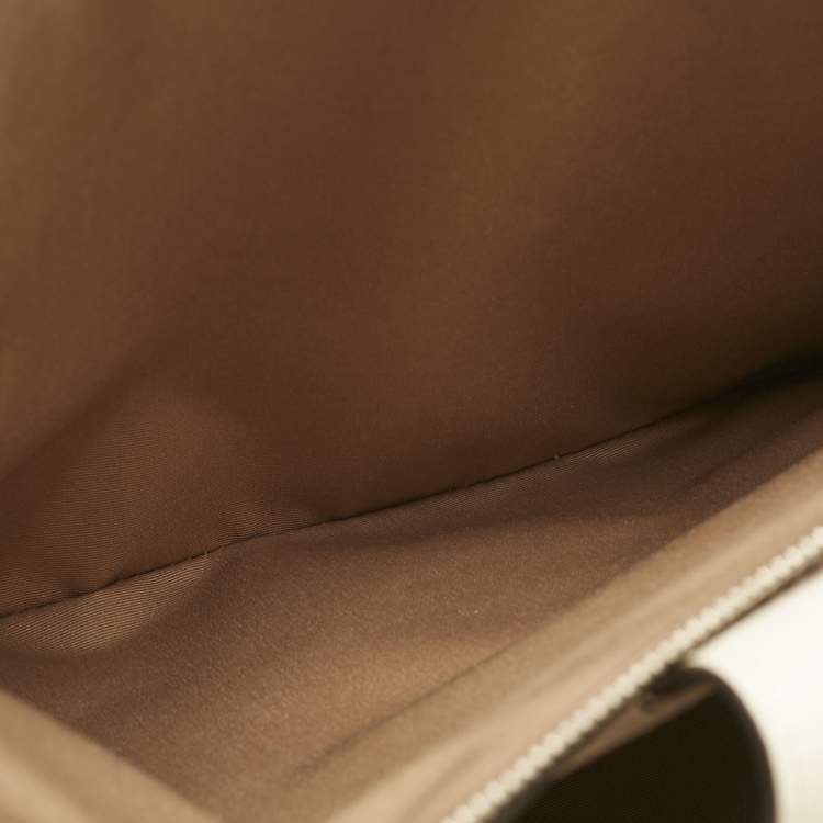 Pre Owned Coach Ivory Leather Nina Tote