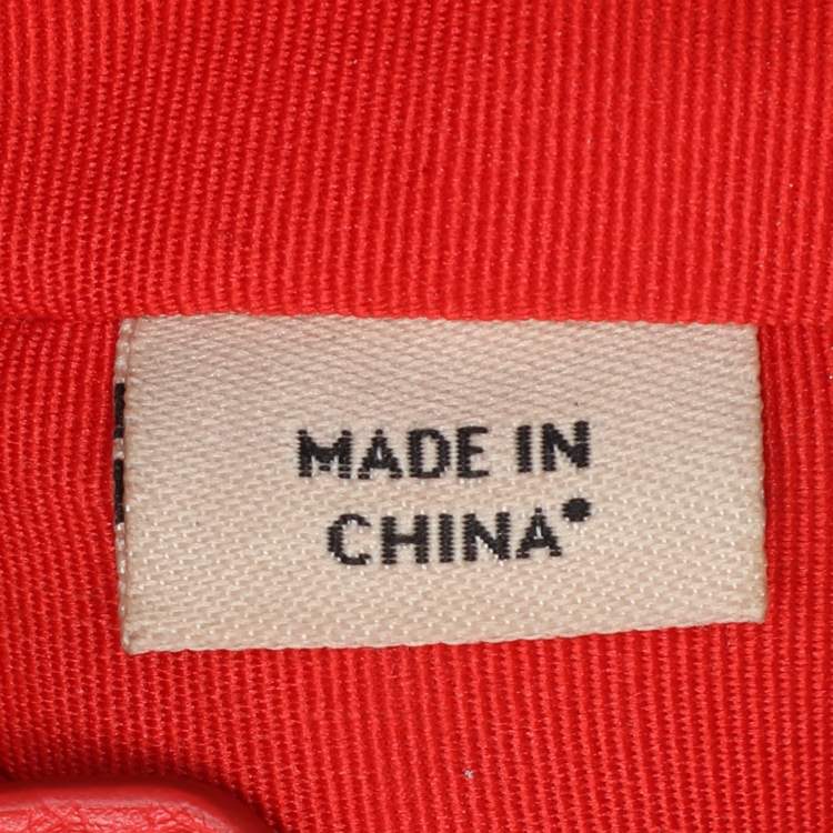 Pre Owned Coach Red Leather Kelsey Tote