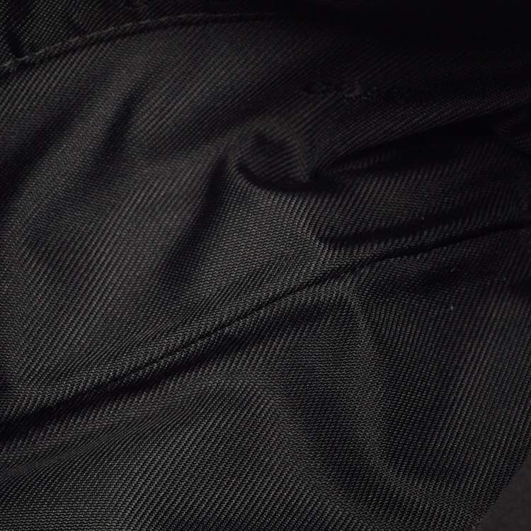 Pre Owned Coach Black Leather Journal Crossbody Bag