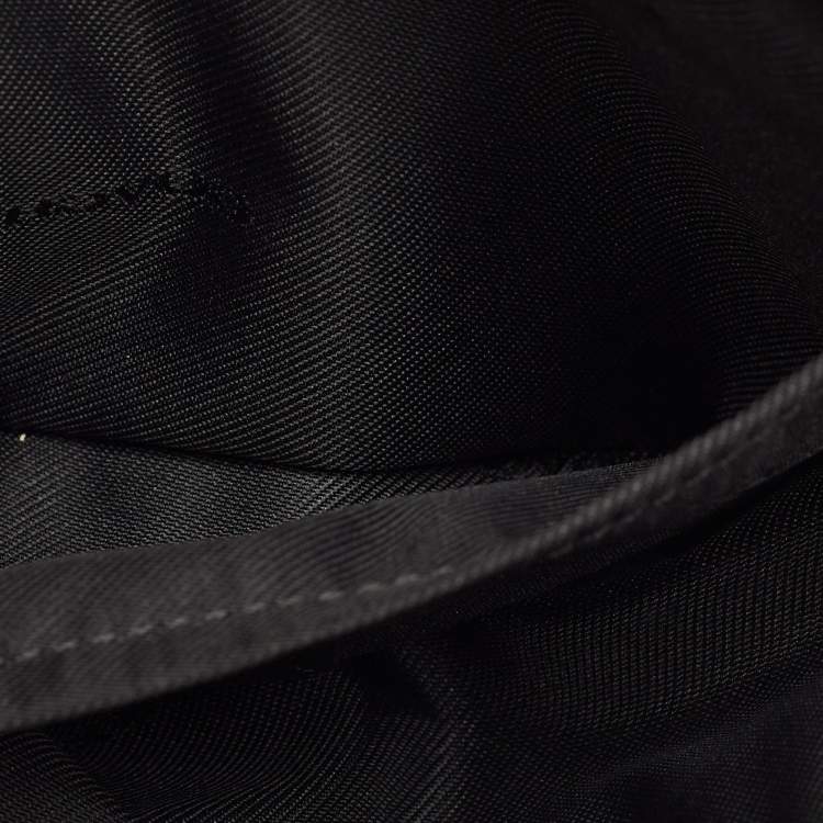 Pre Owned Coach Black Leather Journal Crossbody Bag