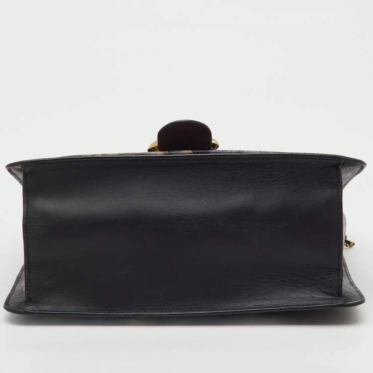 مملوكة مسبقًا Coach Multicolor Floral Print Leather Tabby Shoulder Bag