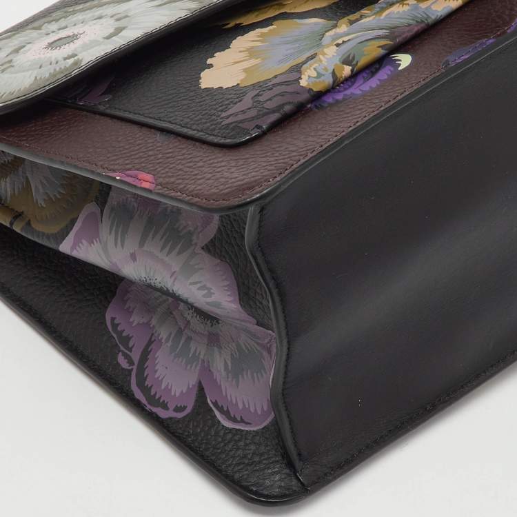 مملوكة مسبقًا Coach Multicolor Floral Print Leather Tabby Shoulder Bag