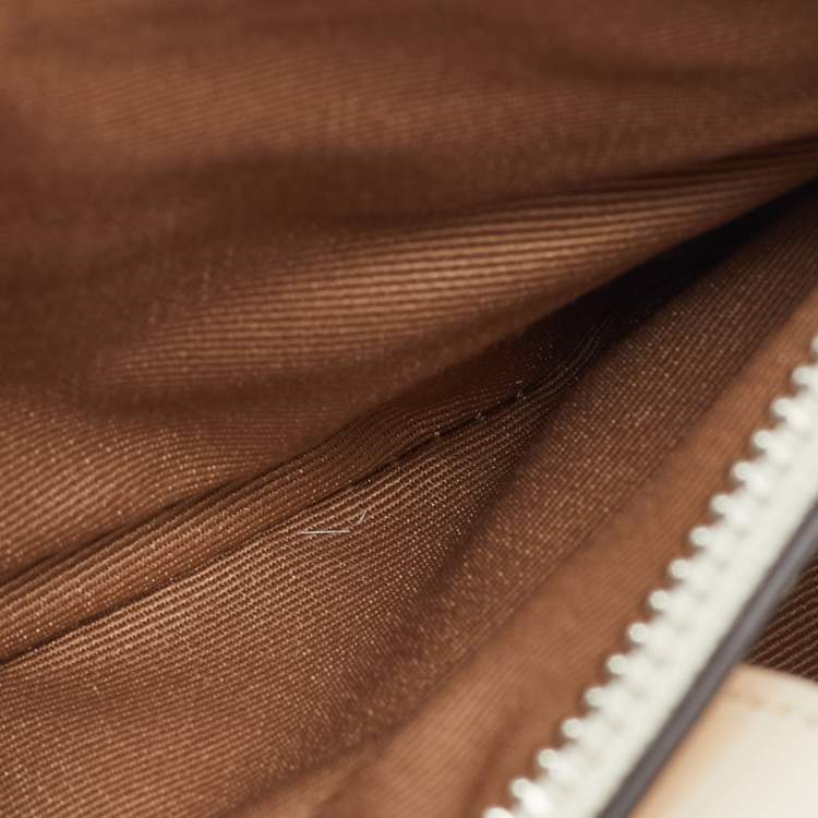 مملوكة مسبقًا Coach White Leather Mini Nina Tote