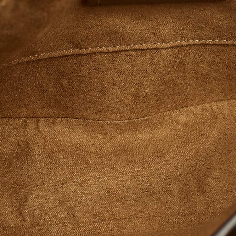 Pre Owned Coach Brown Leather Amelia Saddle Crossbody Bag