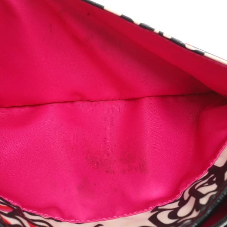 Pre Owned Coach Multicolor Graffiti Fabric Poppy Crossbody Bag