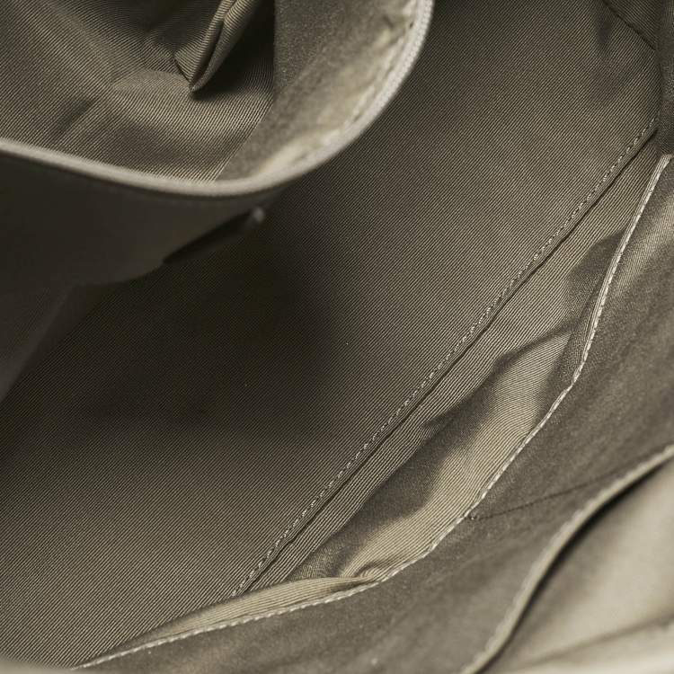 Pre Owned Coach x Gary Baseman Beige Leather Lou City Zip Tote