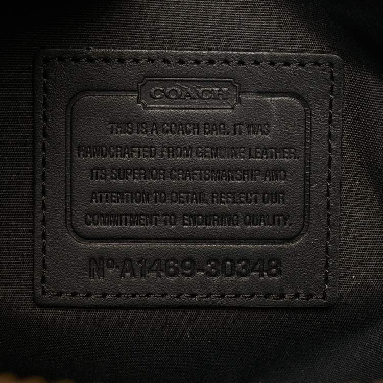 Pre Owned Coach Red Leather Borough Tote