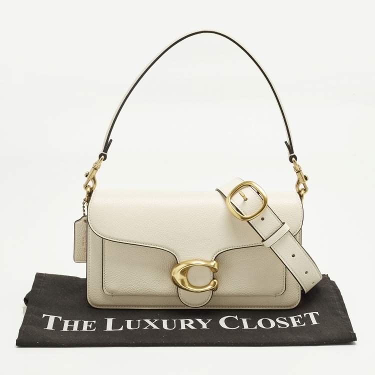 Pre Owned Coach Off White Leather Tabby 26 Shoulder Bag
