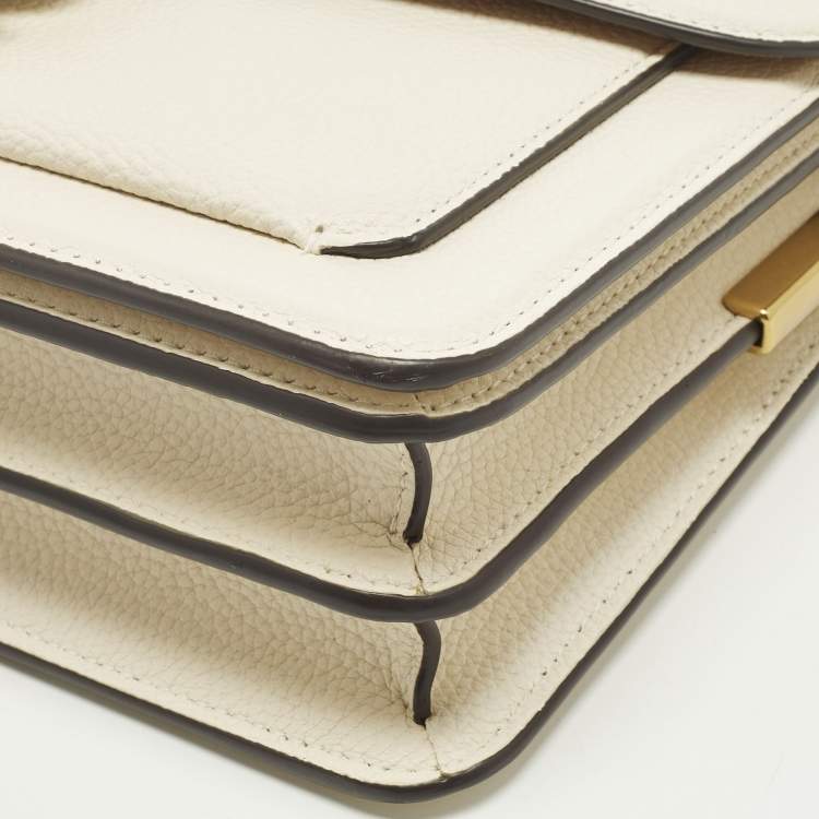 Pre Owned Coach Off White Leather Tabby 26 Shoulder Bag