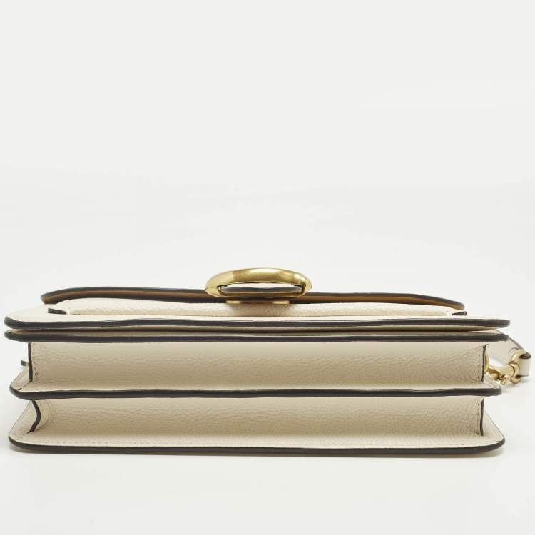 Pre Owned Coach Off White Leather Tabby 26 Shoulder Bag