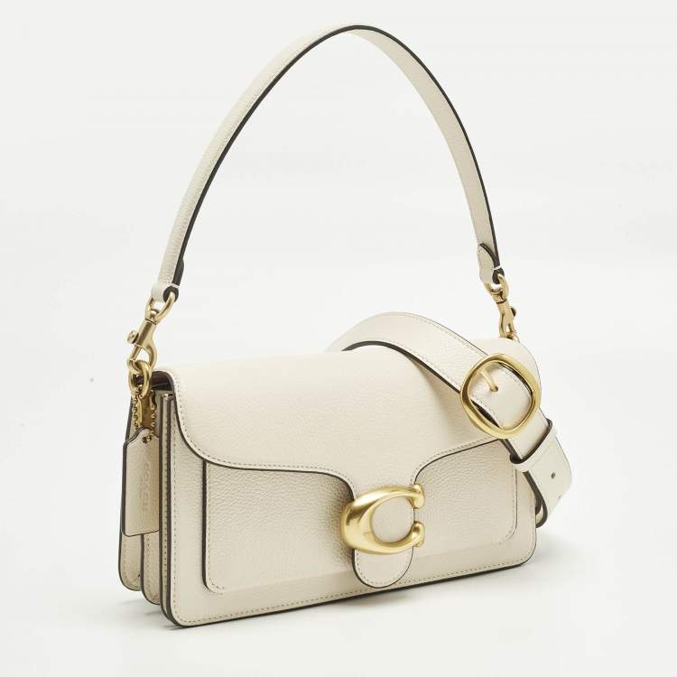 Pre Owned Coach Off White Leather Tabby 26 Shoulder Bag