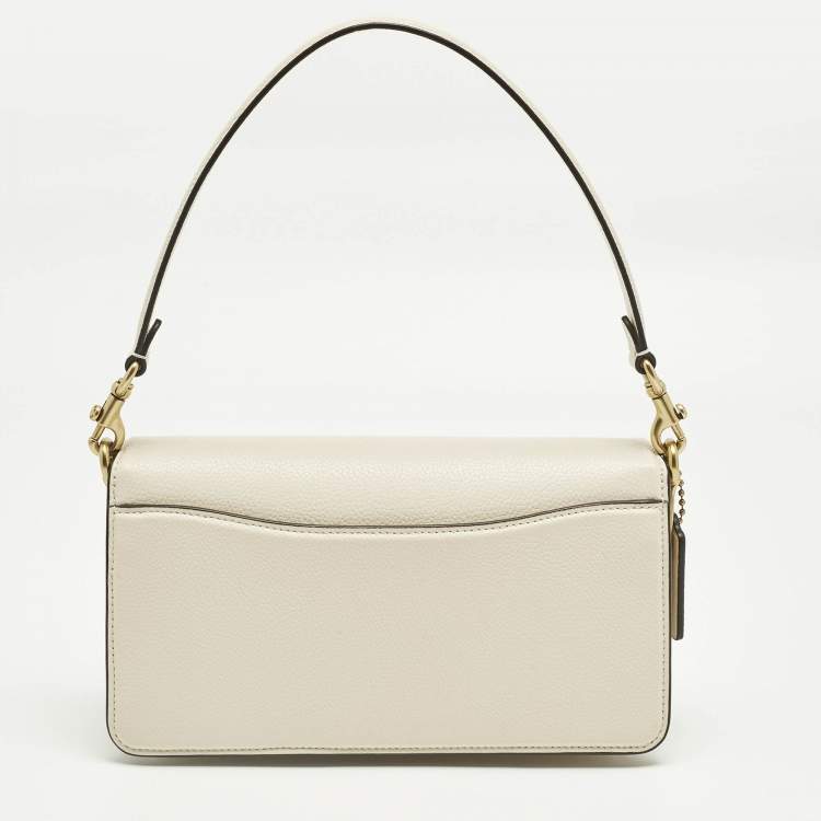 Pre Owned Coach Off White Leather Tabby 26 Shoulder Bag