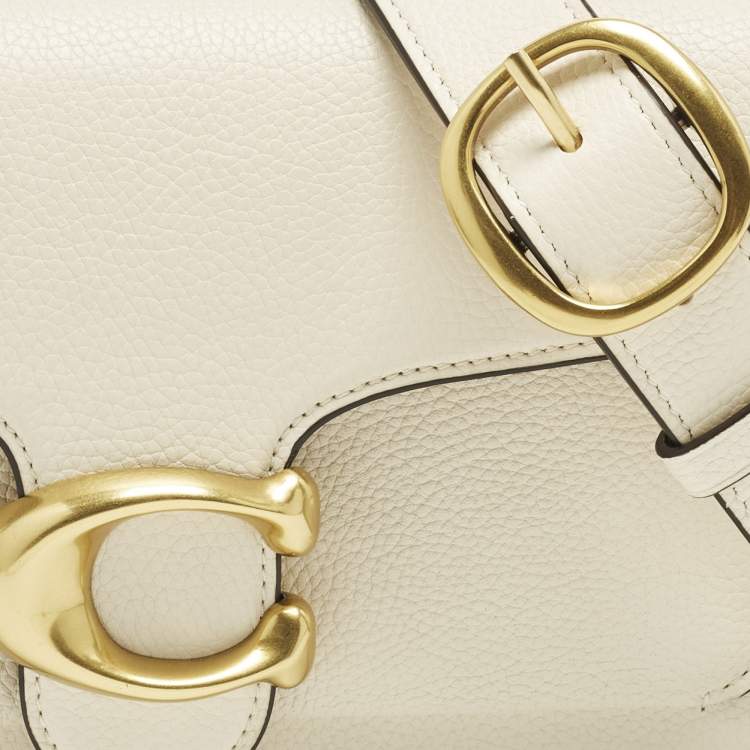 Pre Owned Coach Off White Leather Tabby 26 Shoulder Bag