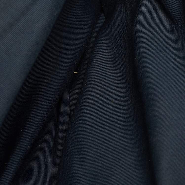 Pre Owned Coach Christie Carryall Large Navy Blue Leather Satchel