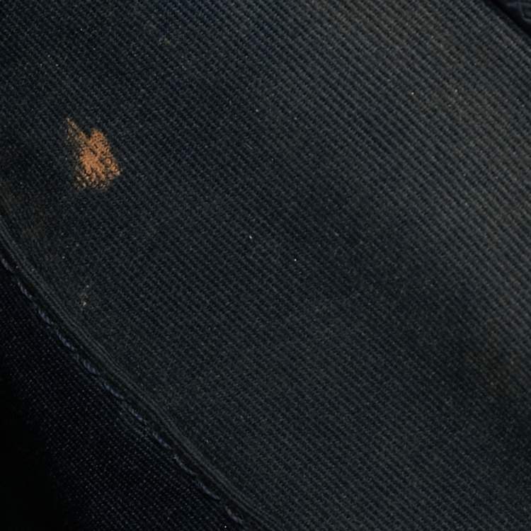 Pre Owned Coach Christie Carryall Large Navy Blue Leather Satchel