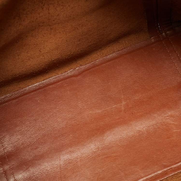 Pre Owned Coach Waverly Brown Leather Tote