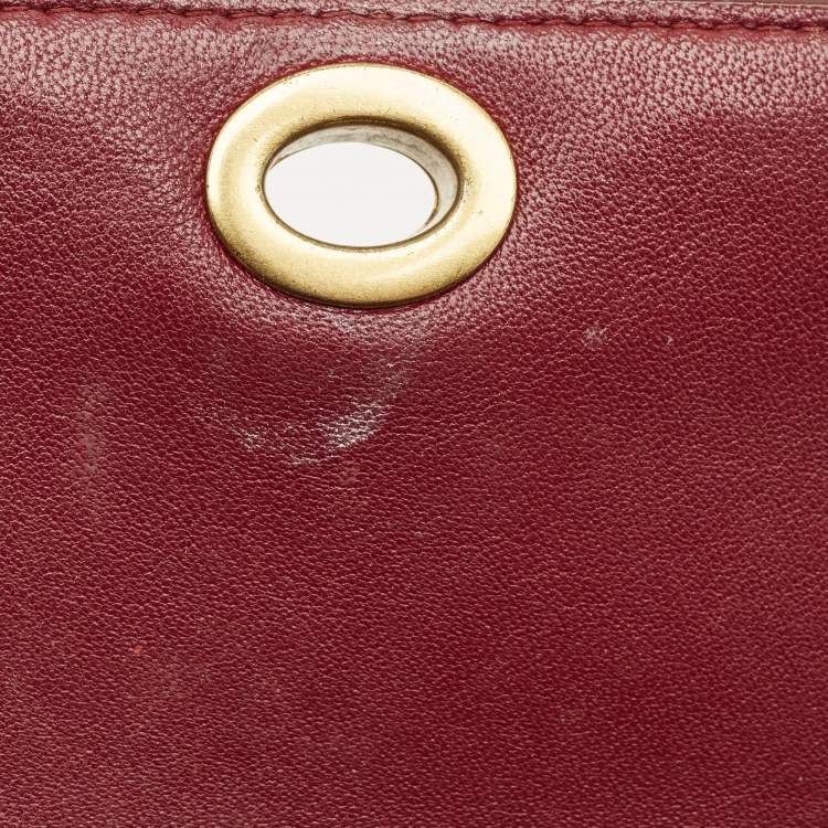 Pre Owned Coach Riley Brown Signature Coated Canvas Crossbody Bag