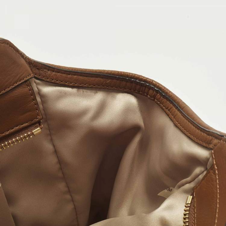 مملوكة مسبقًا Coach Taylor Alexis Brown Leather Carryall Tote