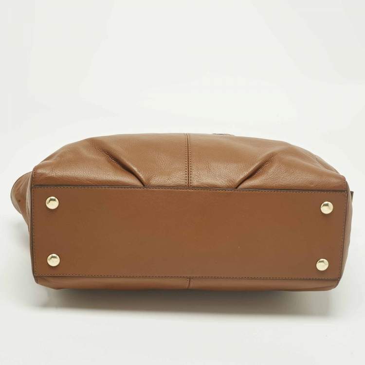 مملوكة مسبقًا Coach Taylor Alexis Brown Leather Carryall Tote