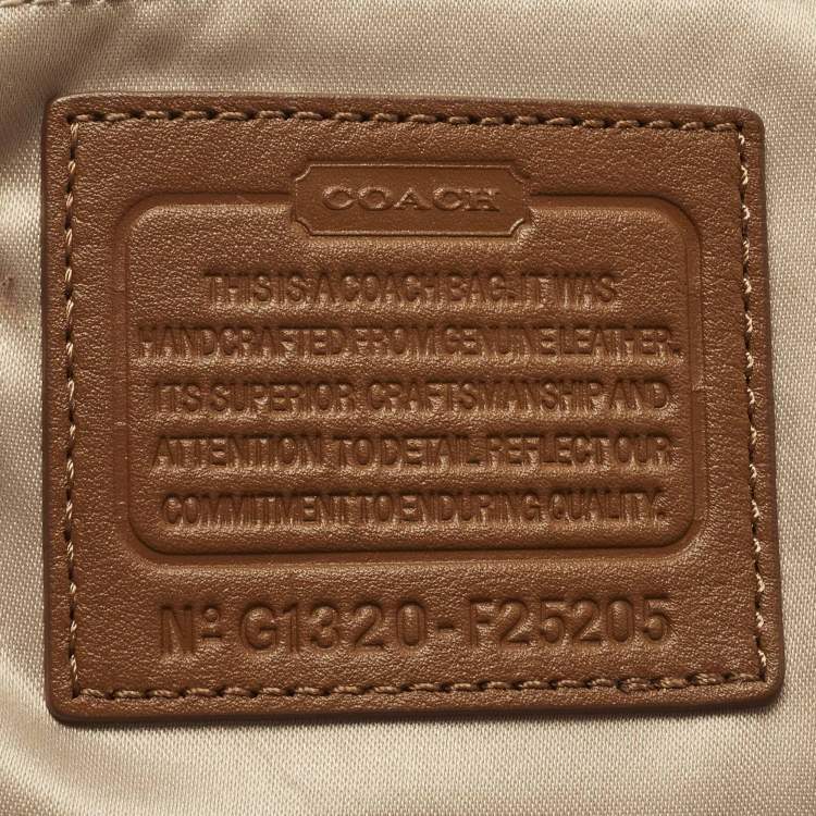 مملوكة مسبقًا Coach Taylor Alexis Brown Leather Carryall Tote