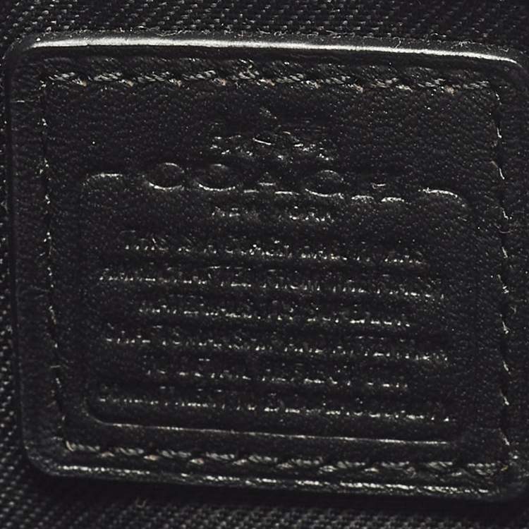 Pre Owned Coach x Coachella Dreamweaver Double Zip Multicolor Leather Crossbody Bag