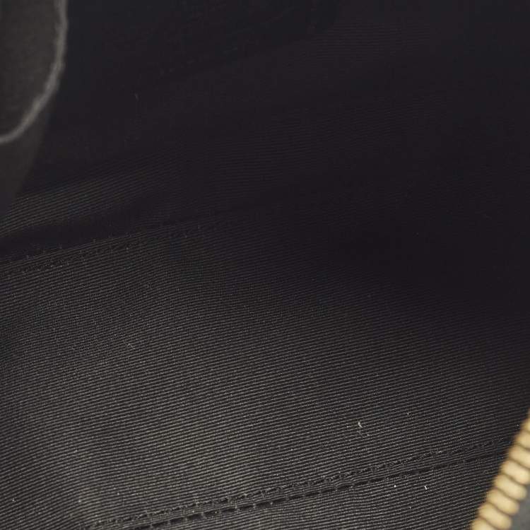 Pre Owned Coach Dome Brown/Black Signature Coated Canvas Crossbody Bag